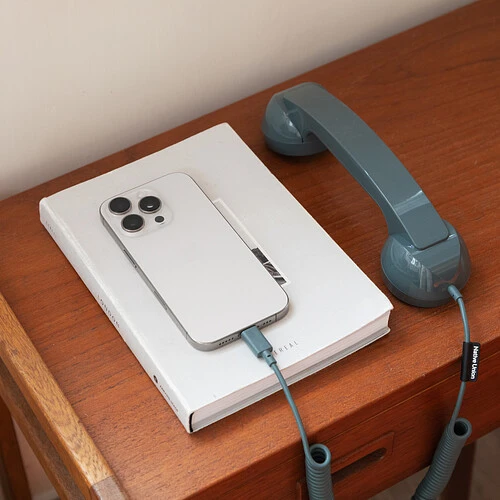 NATIVE UNION POP PHONE, телефонная трубка USB-C, цвет: темно-зелёный