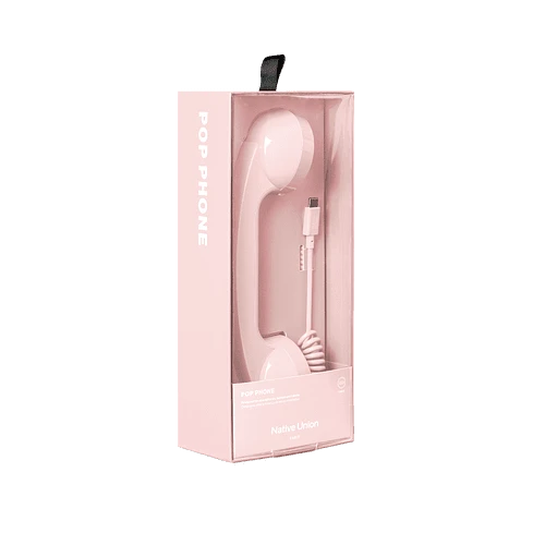 NATIVE UNION POP PHONE, телефонная трубка USB-C, цвет: розовый