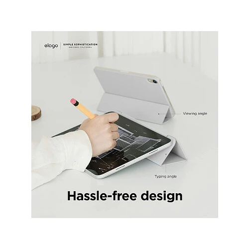 Чехол Elago для iPad 10.9 (2022 10th)/11 (2025 11th) Magnetic Folio Light Grey