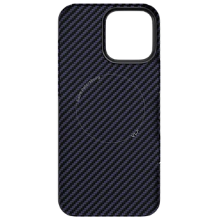 Чехол защитный "vlp" Kevlar Case с MagSafe для iPhone 16 Pro, темно-синий