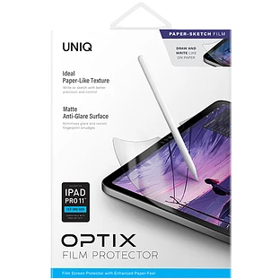 Стекло Uniq для iPad Pro 11 (2018/21/22)/Air 10.9 (2020/22) OPTIX пленка Paper-Sketch film