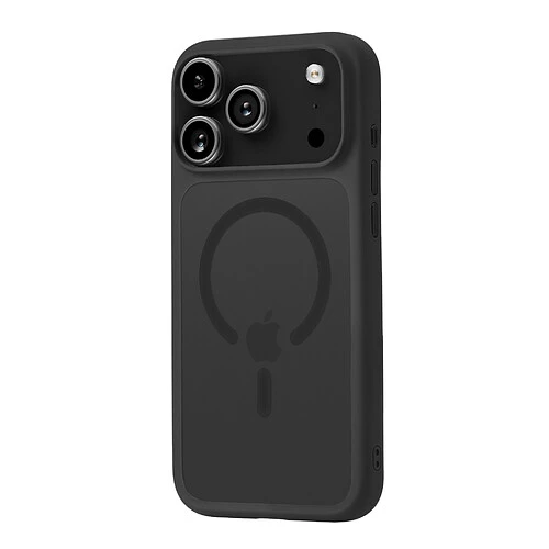 Чехол защитный uBear Shade Case для iPhone 17 Pro Max, MagSafe совместимый, усиленный, силк-тач, черный