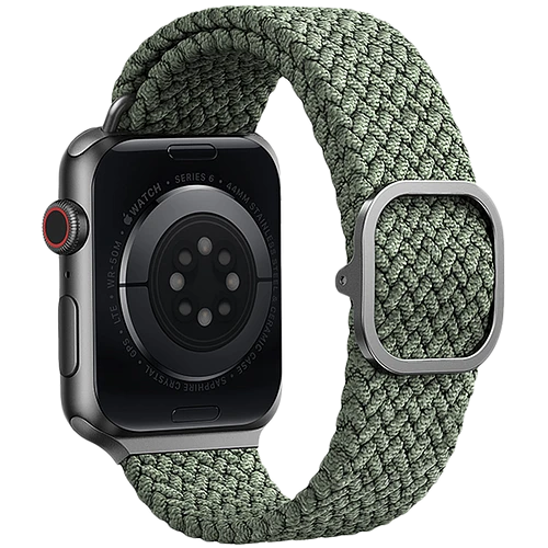 Ремешок Uniq для Apple Watch 42/41/40 mm ASPEN Strap Braided Green