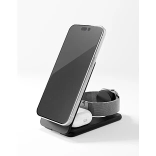 Беспроводное зарядное устройство VLP Alum Power Pro Qi2 для Apple, черный титан