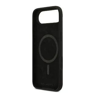 Чехол KARL LAGERFELD для iPhone Air Liquid Silicone Hearts Hard Black (MagSafe)