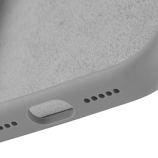 Чехол защитный uBear Touch Mag Case для iPhone 17 Pro, MagSafe совместимый, силикон, софт-тач, светло-серый