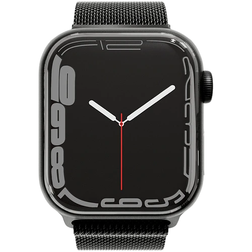 Ремешок из нержавеющей стали VLP для Apple Watch 42/44/45, чёрный