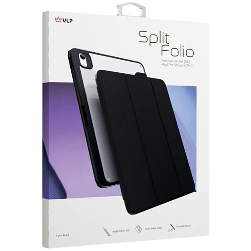 Чехол защитный "vlp" Split Folio для iPad Air M2 (13''), черный