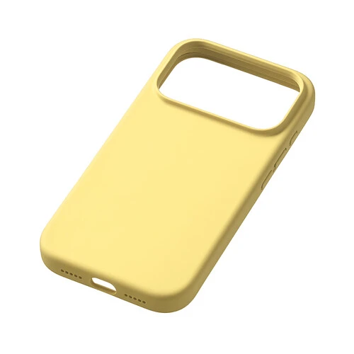 Чехол защитный uBear Touch Mag Case для iPhone 17 Pro, MagSafe совместимый, силикон, софт-тач, светло-желтый