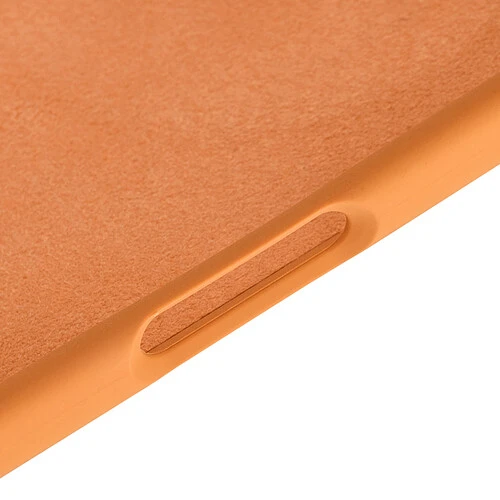 Чехол защитный uBear Touch Mag Case для iPhone Air, MagSafe совместимый, силикон, софт-тач, оранжевый