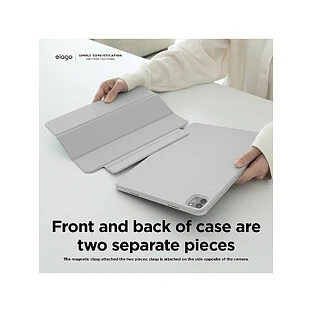 Чехол Elago для iPad 10.9 (2022 10th)/11 (2025 11th) Magnetic Folio Light Grey