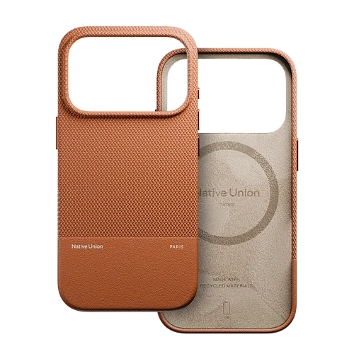 (RE)CLASSIC CASE FOR IPHONE 17 PRO TAN, чехол защитный для iPhone 17 PRO, цвет: коричневый