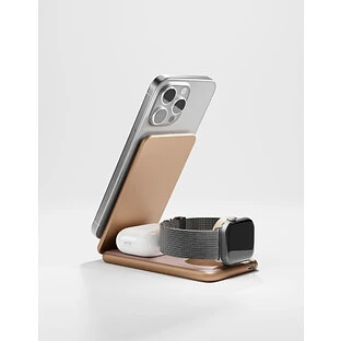 Беспроводное зарядное устройство VLP Alum Power Pro Qi2 для Apple, пустынный титан