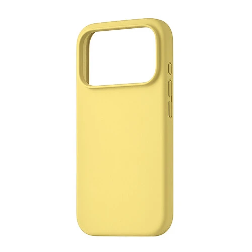 Чехол защитный uBear Touch Mag Case для iPhone 17 Pro, MagSafe совместимый, силикон, софт-тач, светло-желтый