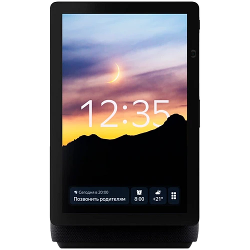 Домашняя мультимедийная платформа "Яндекс Станция Дуо Макс" модель YNDX-00055BLK