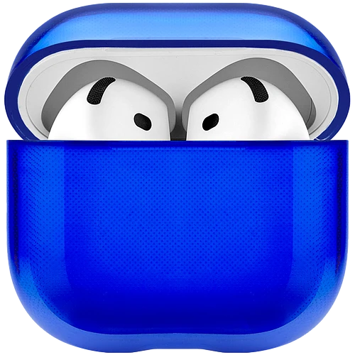 Чехол защитный uBear Tone для Airpods 4, TPU, синий