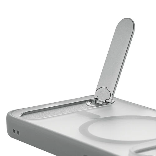 Чехол защитный uBear Stand 360° Mag Case для iPhone Air, MagSafe совместимый, силикон, софт-тач, серый