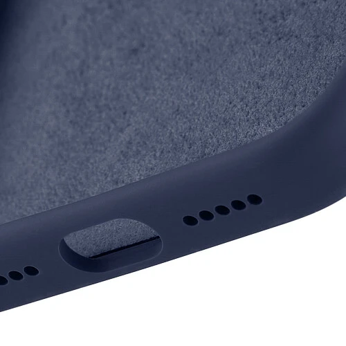 Чехол защитный uBear Touch Mag Case для iPhone 17 Pro, MagSafe совместимый, силикон, софт-тач, темно-синий