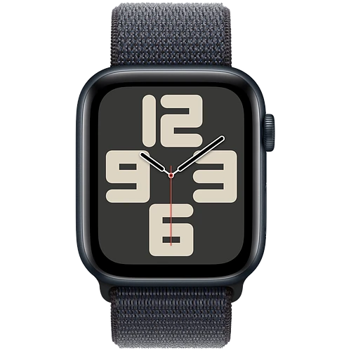 Apple Watch SE 2 (2024) GPS 40mm Midnight Aluminium Case with Ink Sport Loop Band