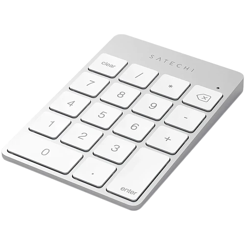 Цифровой блок клавиатуры Satechi Aluminum Slim Rechargeable Bluetooth Keypad, Silver