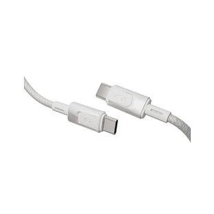 Кабель VLP Force Line 100W USB-C + USB-C, 1.2м, белый