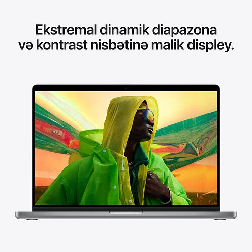 Macbook Pro 16", M1 Pro (10C CPU/16C GPU), 16GB, 512GB, Серый космос
