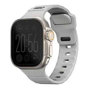 Ремешок Uniq для Apple Watch 49/46/45/44 mm STRIDE FKM Rubber Grey