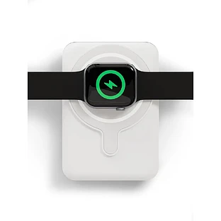 Аккумулятор внешний VLP Dual Magsafe PowerBank 5000 mAh, 3A, USB-C, белый