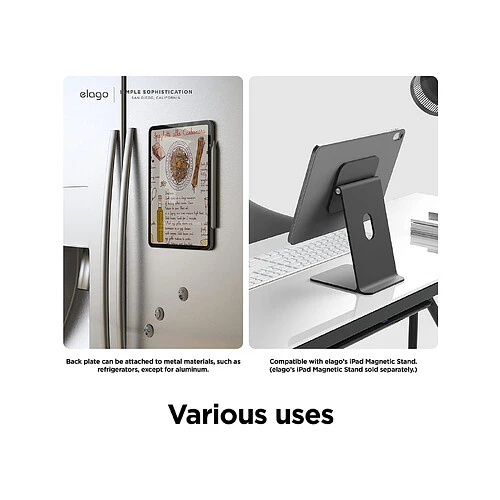 Чехол Elago для iPad 10.9 (2022 10th)/11 (2025 11th) Magnetic Folio Dark Grey