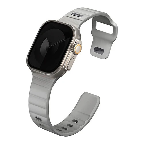 Ремешок Uniq для Apple Watch 49/46/45/44 mm STRIDE FKM Rubber Grey