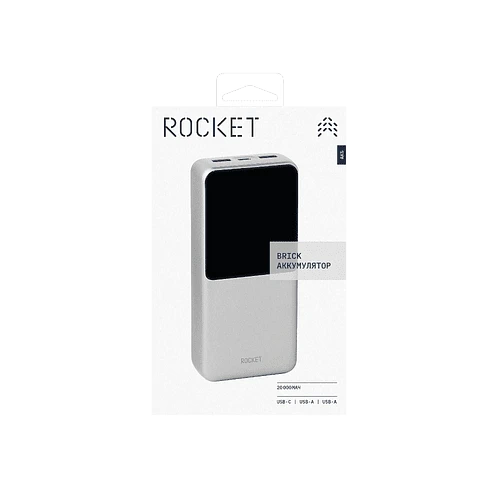 Внешний аккумулятор ROCKET Brick, 20000 mAh