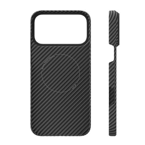 Чехол защитный VLP Kevlar Case с MagSafe для iPhone 17 Pro Max, черный