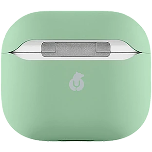 Чехол защитный для Airpods 3 Touch Pro Silicone  Case, 1.5 мм усиленный, светло-зелёный