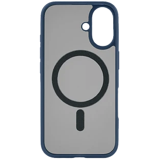 Чехол защитный uBear Cloud Mag Case iPhone 16, силк-тач, темно-синий