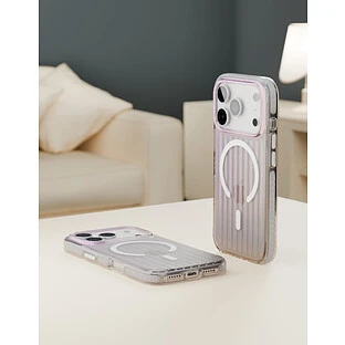 Чехол защитный VLP Pulse Case с MagSafe для iPhone 17 Pro, перламутровый