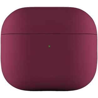 Чехол защитный Airpods 3 Touch Pro Silicone  Case, 1.5 мм усиленный, тёмно-фиолетовый
