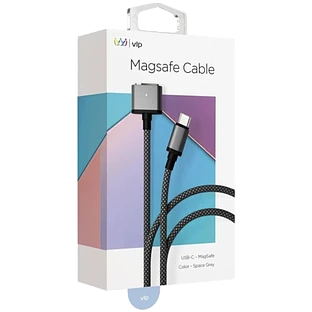 Дата-кабель VLP Cable USB C - MagSafe, 2.0м, серый космос