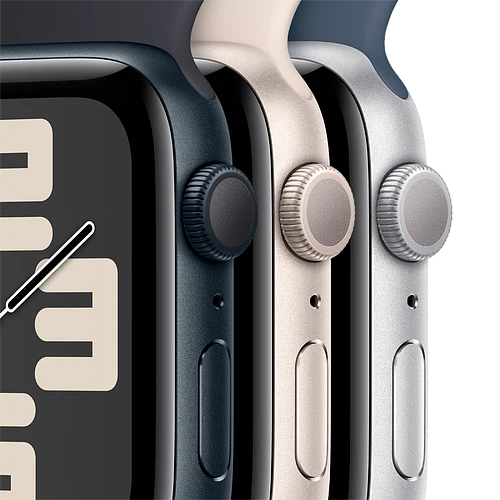 Apple Watch SE 2 (2024) GPS 44mm Starlight Aluminum Case with Starlight Sport Band - M/L