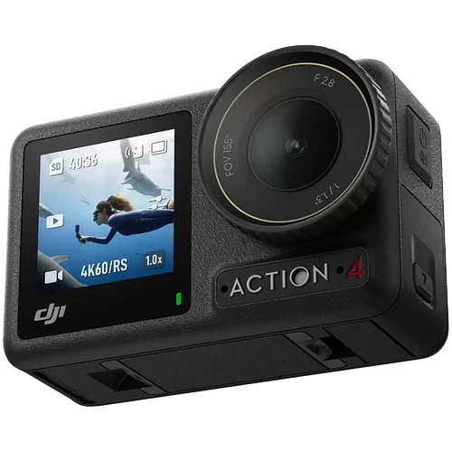 Экшн-камера DJI Osmo Action 4 Standard Combo 1xCMOS 12 Mpix серый/черный