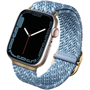 Ремешок Uniq для Apple Watch 41/40/38 mm ASPEN Design strap Braided Cerulean blue