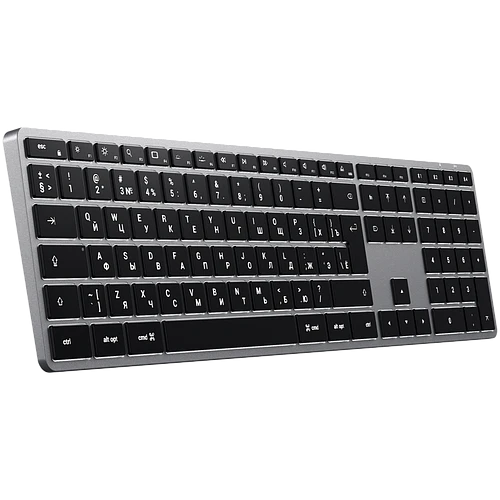 Беспроводная клавиатура Satechi Slim X3 Bluetooth Keyboard-RU. Раскладка - Русская. Цве