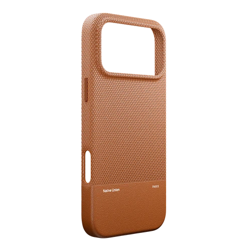(RE)CLASSIC CASE FOR IPHONE 17 PRO MAX TAN, чехол защитный для iPhone 17 PRO MAX, цвет: коричневый