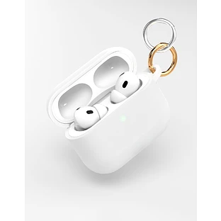 Чехол силиконовый VLP Charm Case для AirPods Pro 3, белый